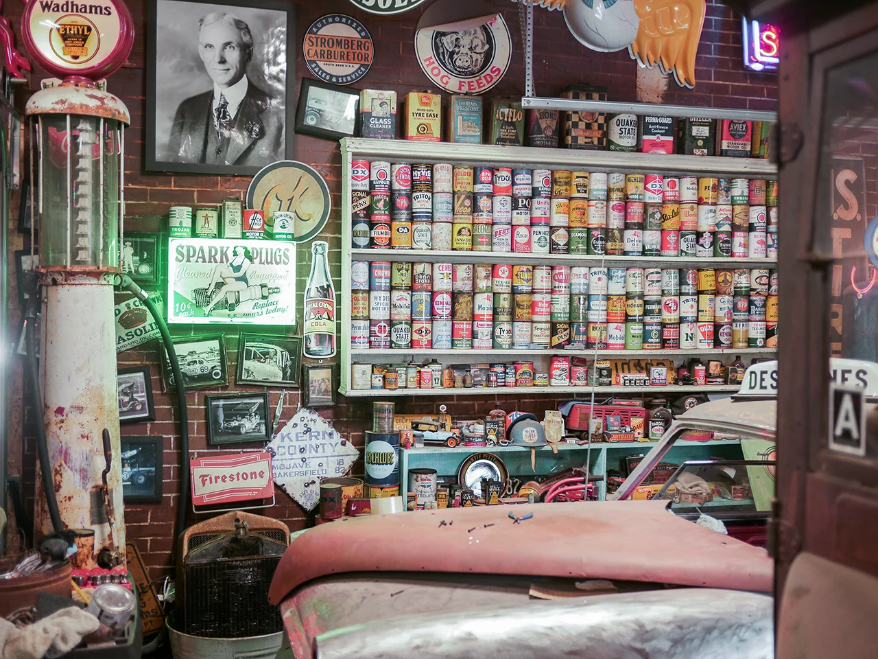 Just a bit of the wonder of Jerry's collection.