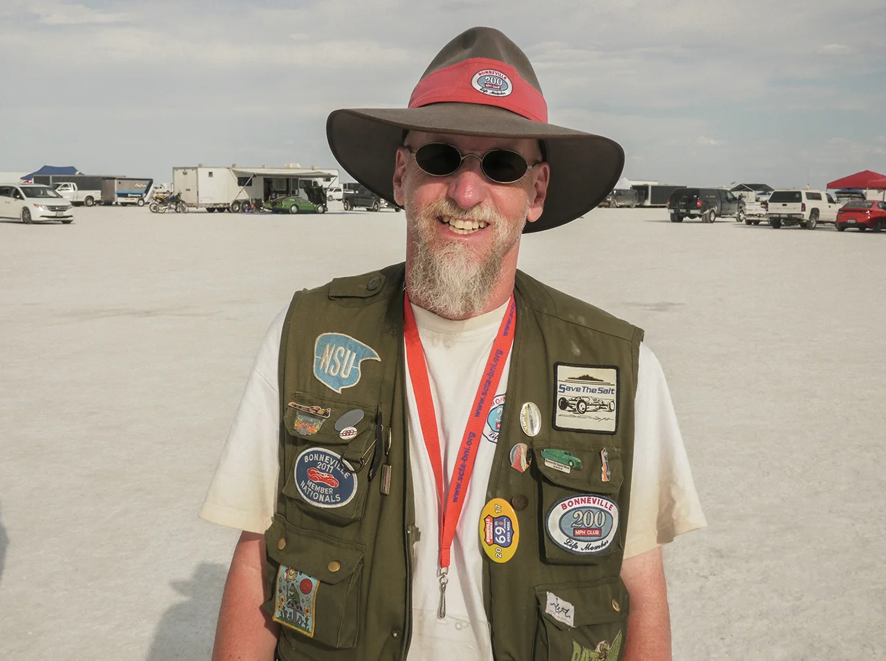 The famous Pork Pie, Bonneville historian and salty character.
