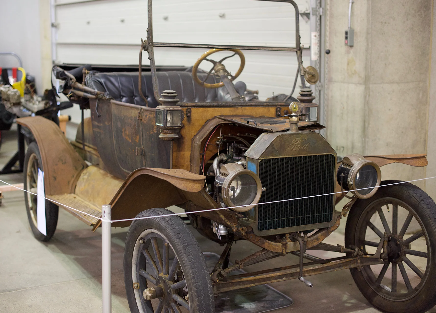 Robin Pharis’ 1914 Ford Model T roadster might as well be the Rustmag company car. With a hot rod head and and auxiliary transmission this was a sporty job 105 years ago.