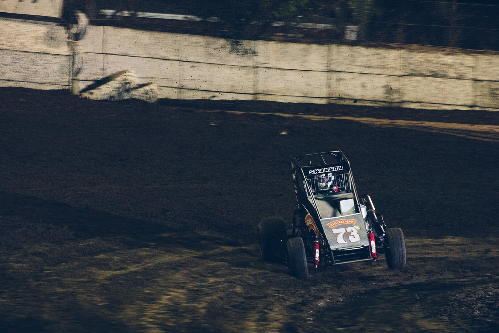  Jake Swanson makes a qualifying lap. 