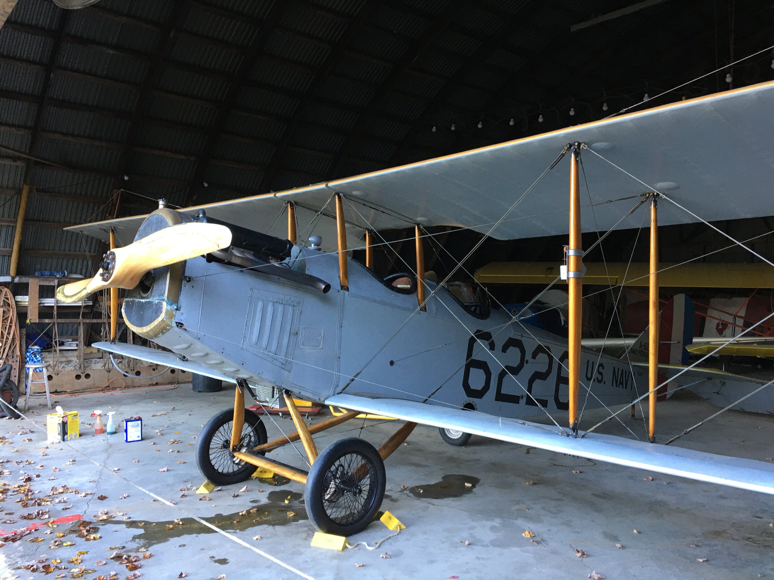  The most famous American airplane of WWI was the Curtiss JN-4 “Jenny”.  Most of the American pilots were trained on these versatile machines. A great many were sold cheaply as surplus after the war. 