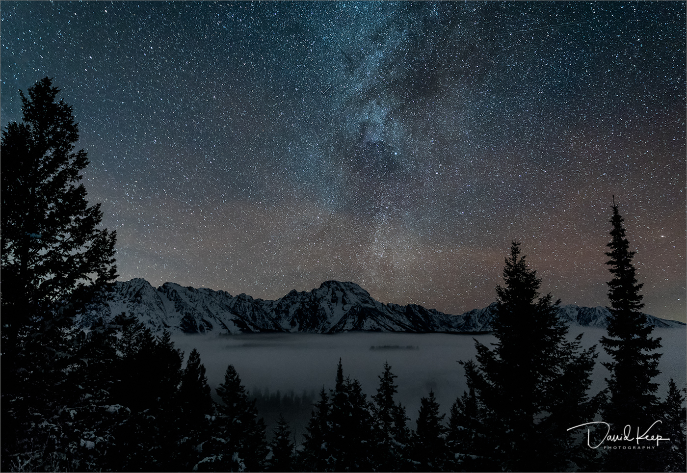 Milky Way over the Tetons