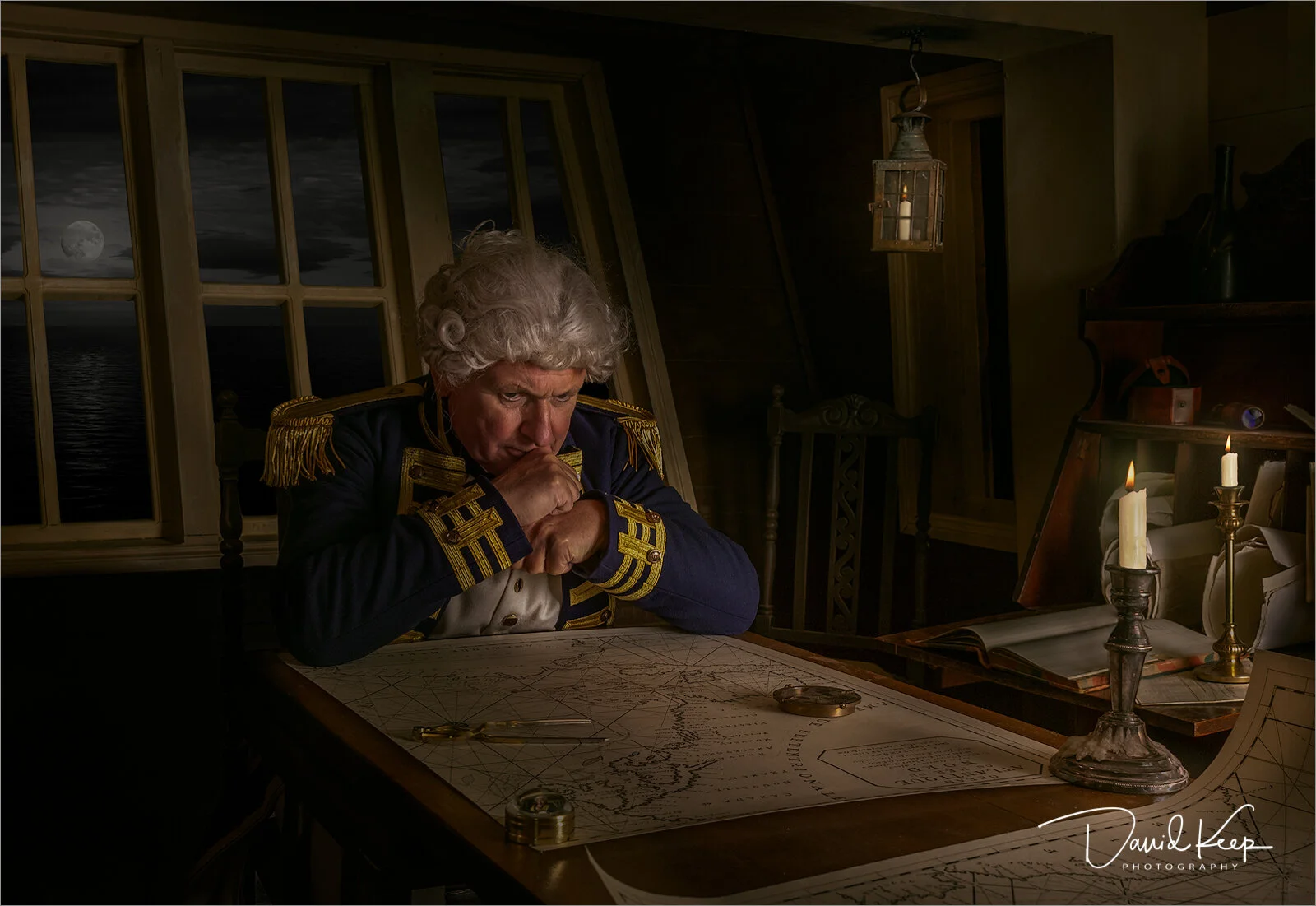 The Admiral Makes Battle Plans