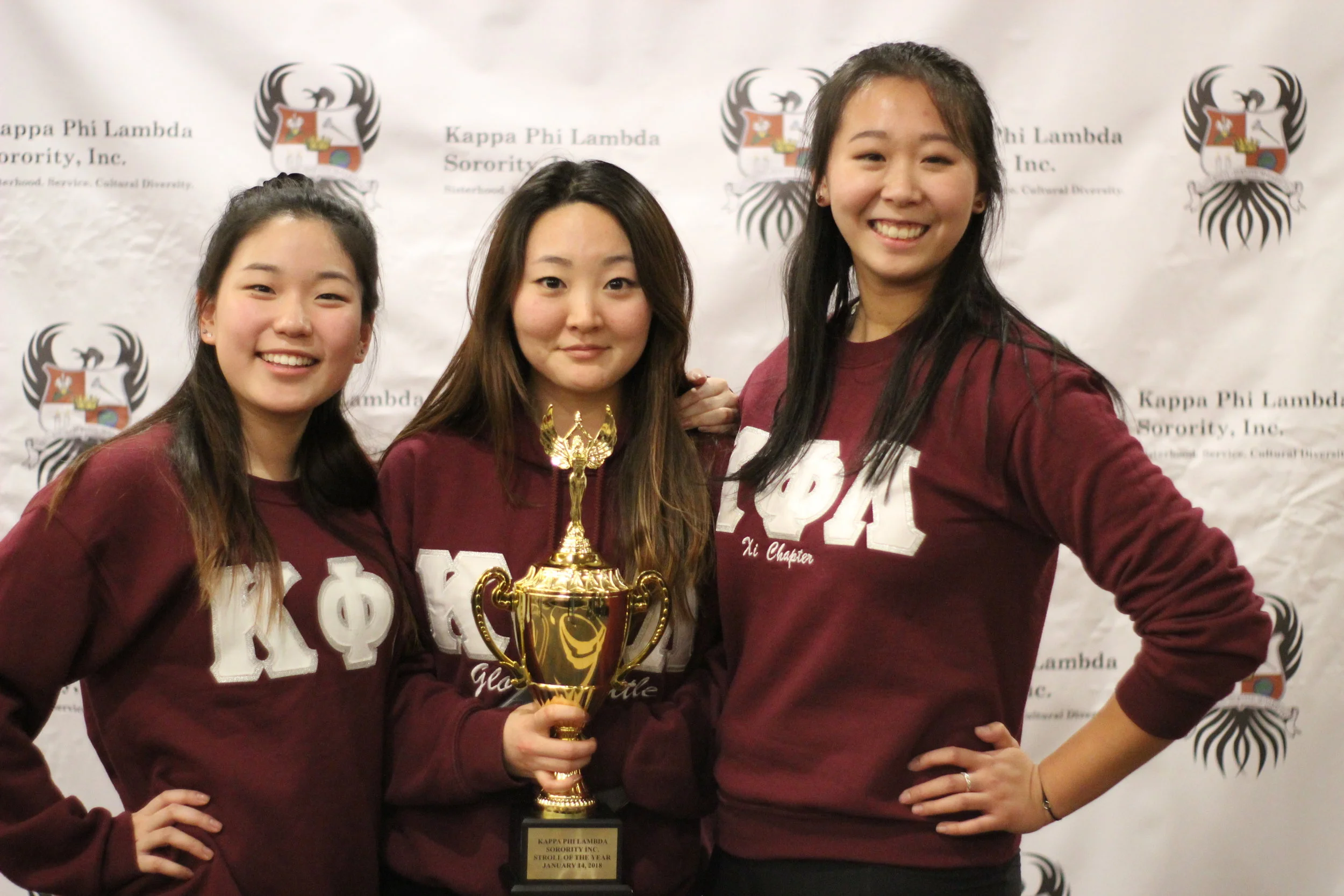 Winners of Kappa Phi Lambda's National Stroll Competition!