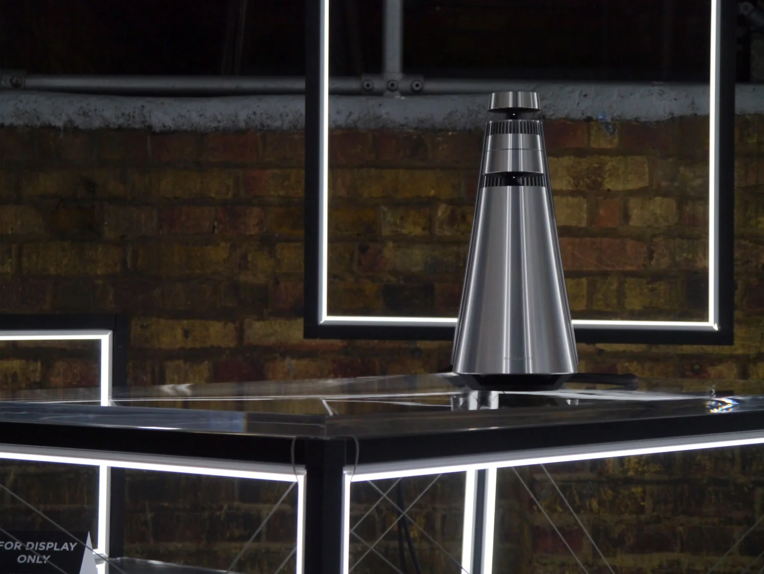 Wall mounted wireless speaker. Portable Wireless Speaker BeoSound1, BeoSound2 by Bang & Olufsen, Dance Room, Fabric London