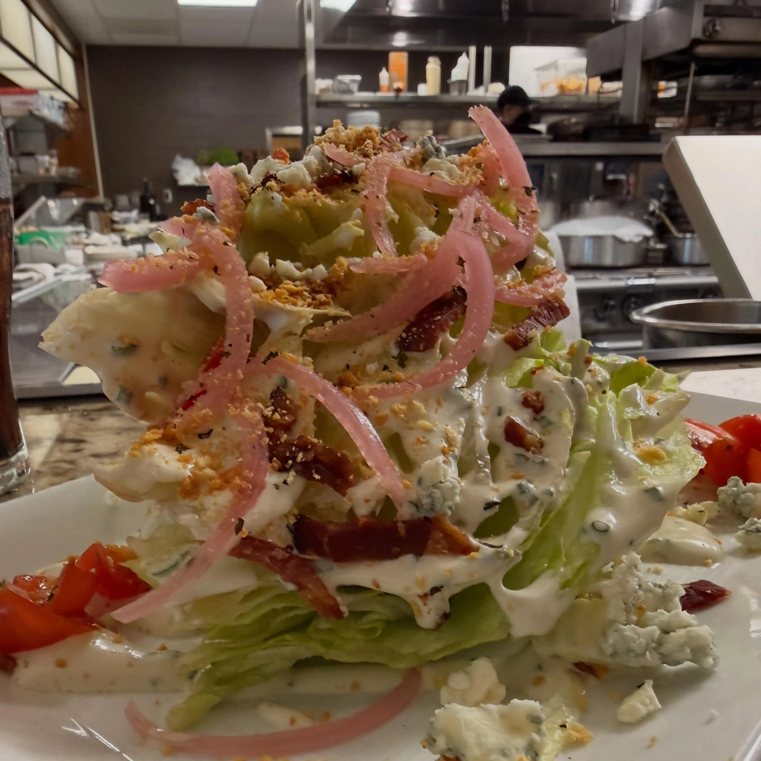Sit at the kitchen counter. 
Order the Wedge Salad. 
📍Jory Restaurant at The Allison Inn &amp; Spa. Newberg, Oregon. 

And actually&hellip;this is the Wagyu Wedge Salad sans Wagyu. 

#vestelletravel #travelwinefood @allisoninnspa