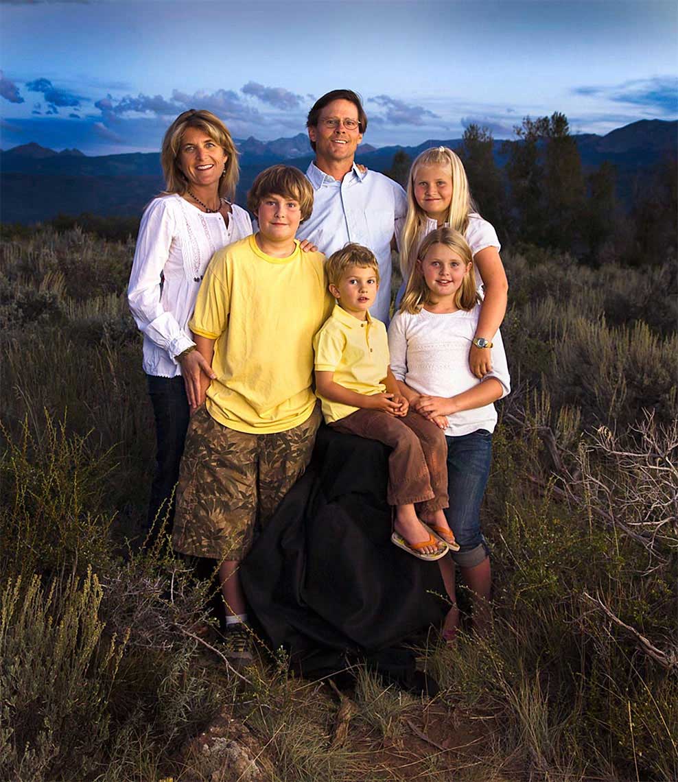 Evening Light with Studio Lights on Location