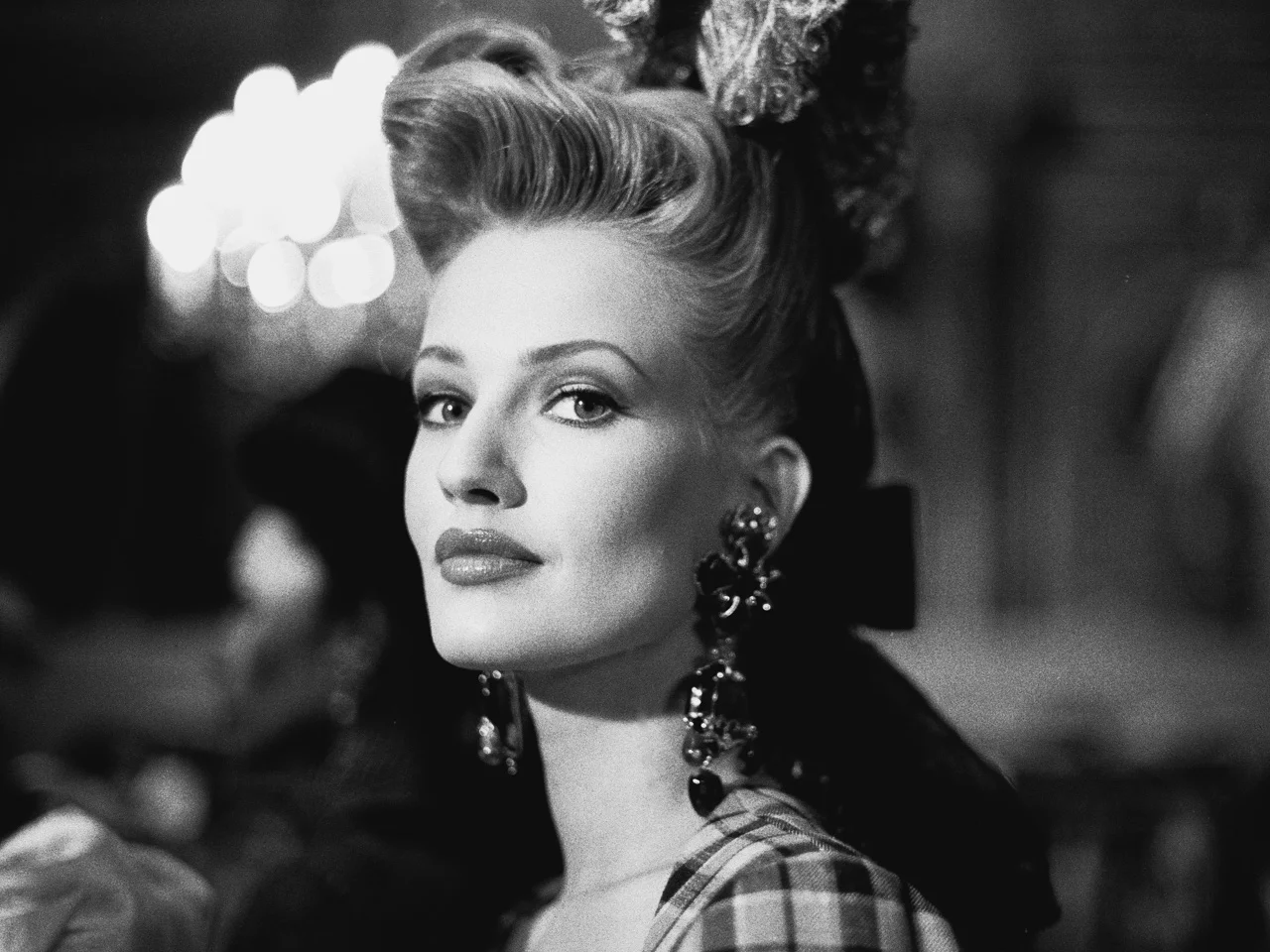 Karen Mulder at Christian Lacroix