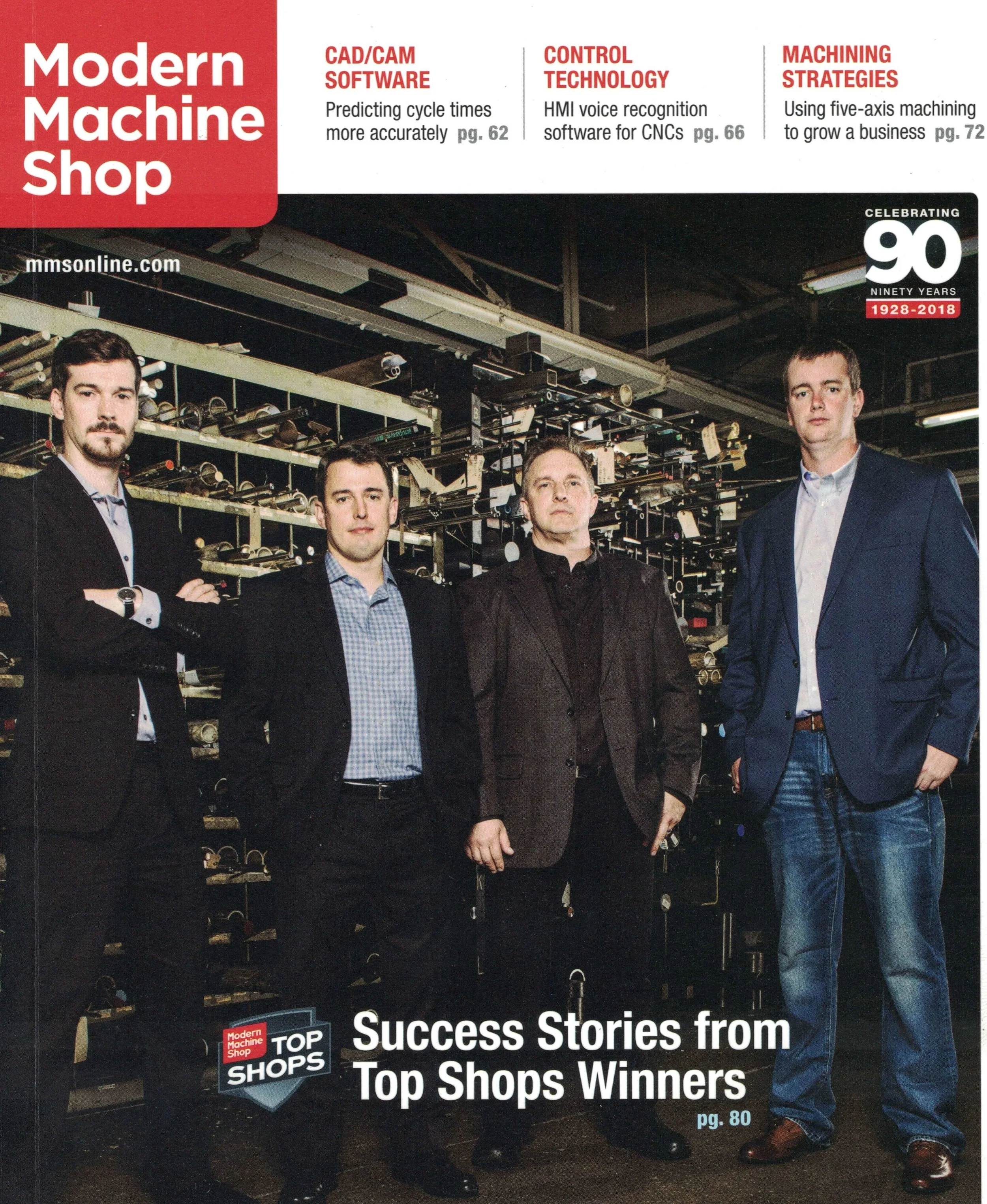 From the September 2018 edition, Vice President Kylan Hastreiter is far left.