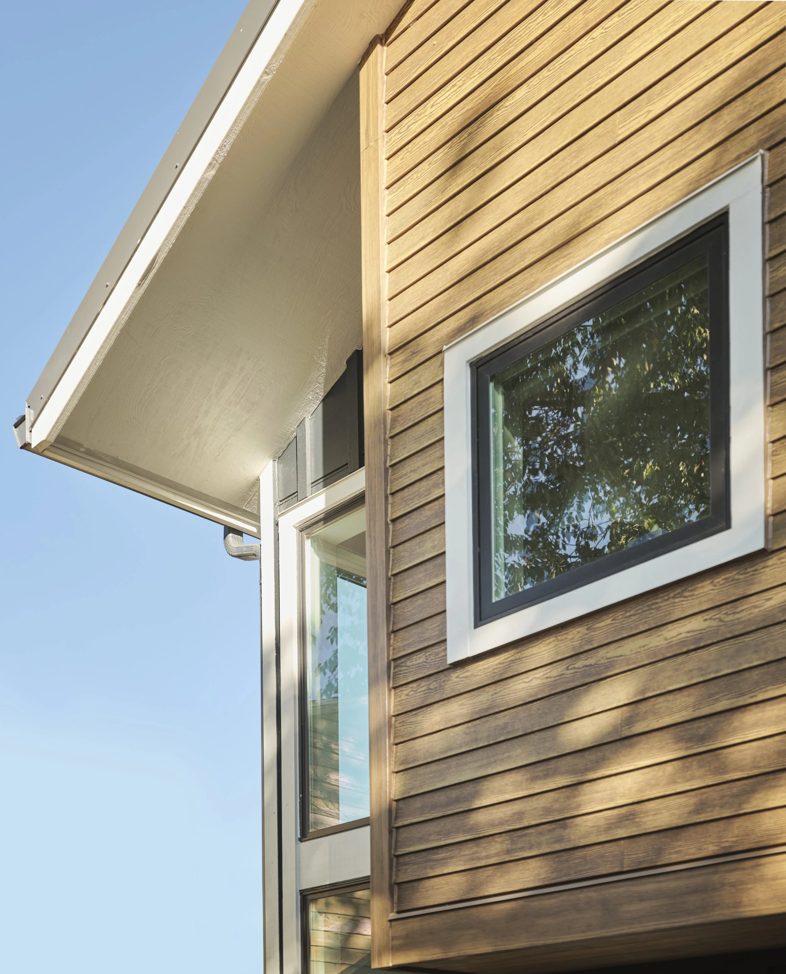 Close up of siding detail