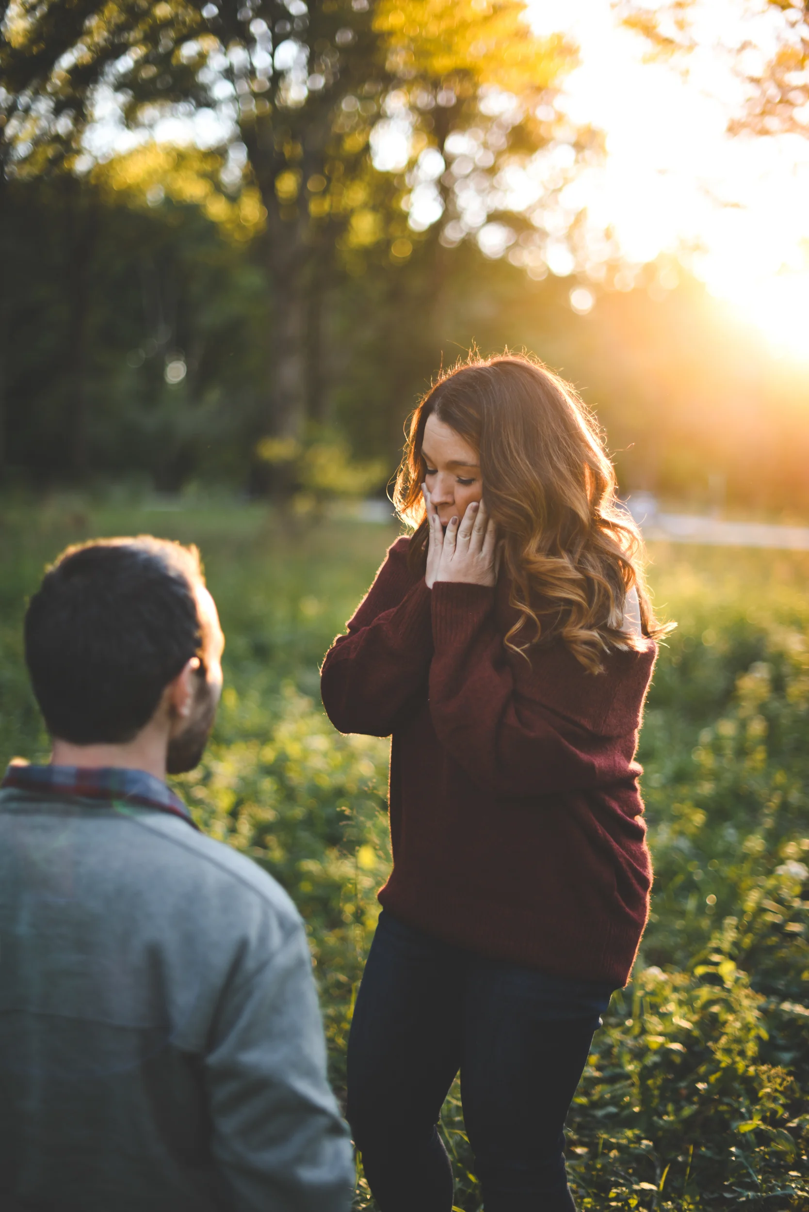 Indianapolis engagement photography - surprise proposal - Erin and Adam