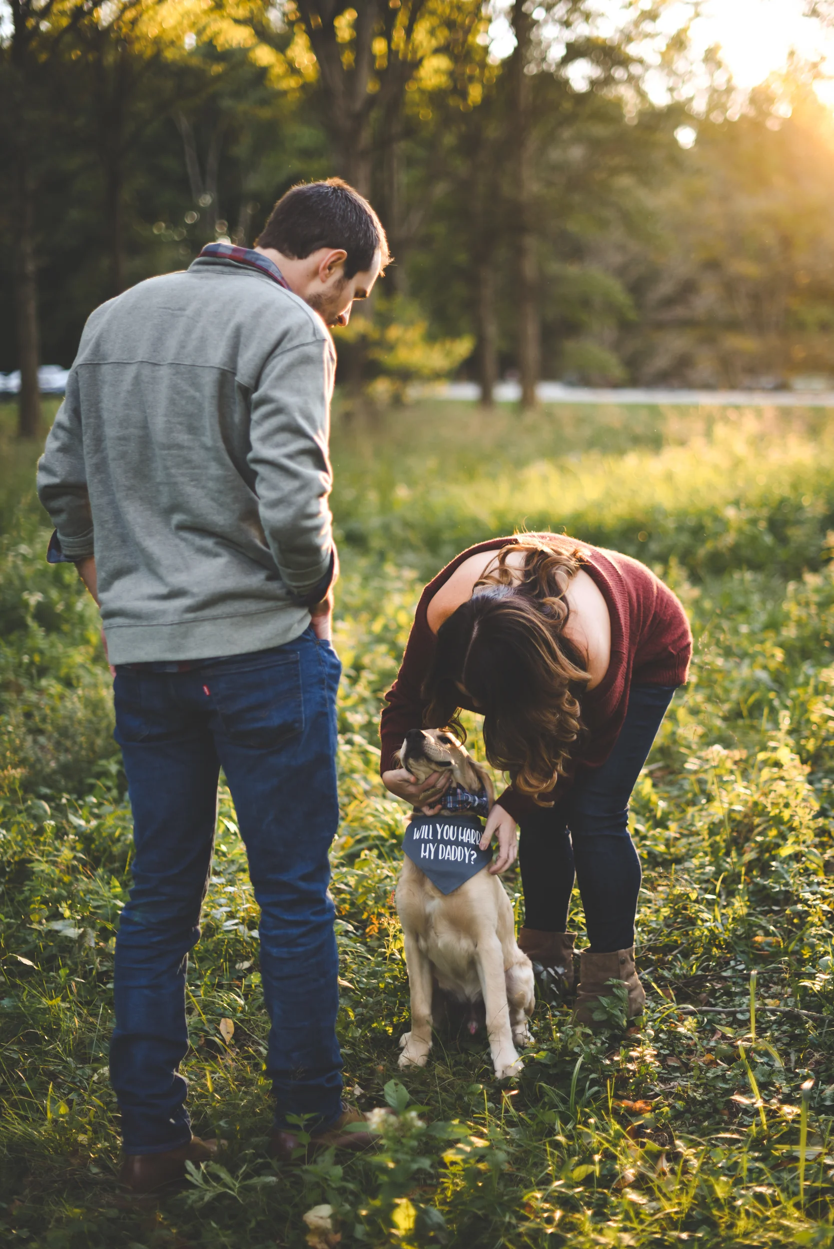 Indianapolis engagement photography - surprise proposal - Erin and Adam