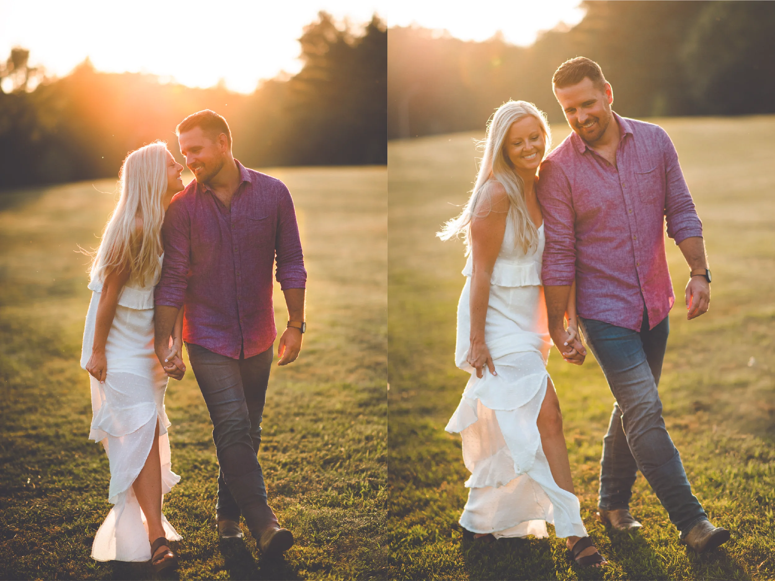 New Palestine engagement photography - Heidi and Kyle