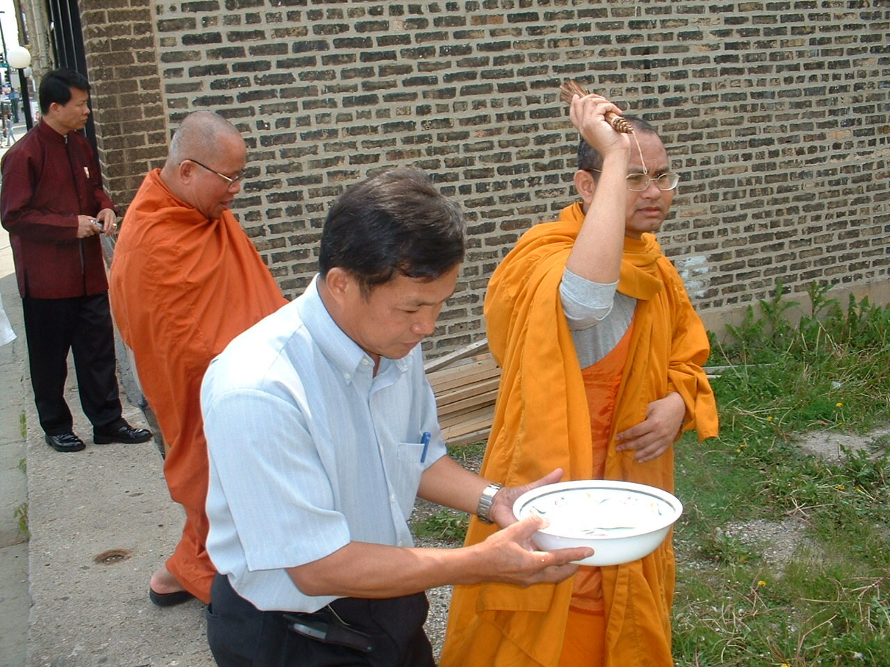 BLESSING THE SITE BEFORE CONSTRUCTION BEGINS