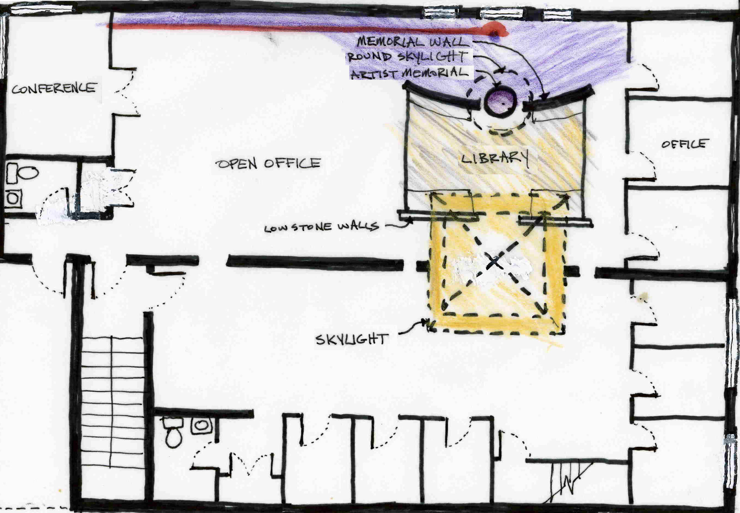 SCHEMATIC UPPER LEVEL FLOOR PLAN