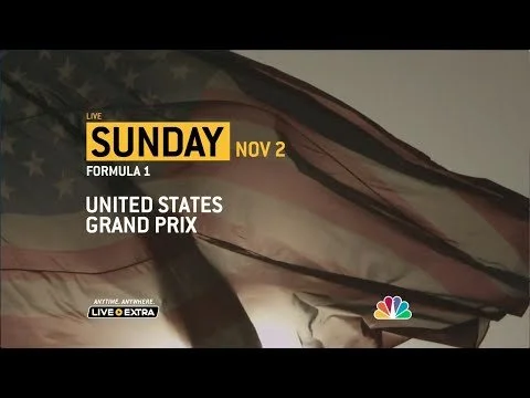 2014 Formula 1 United States Grand Prix Promo - NBC