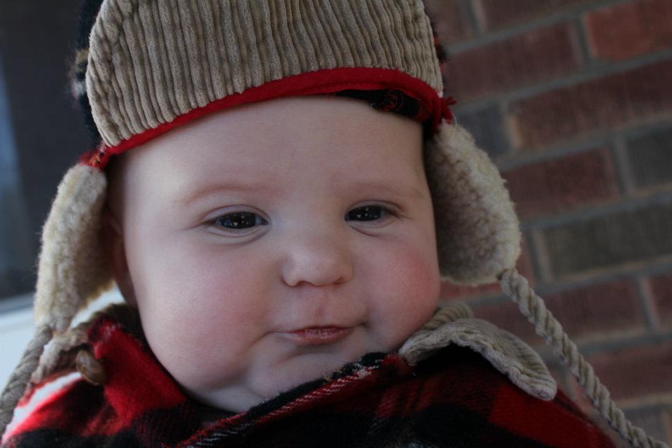 My son at a chunky 4 months old.