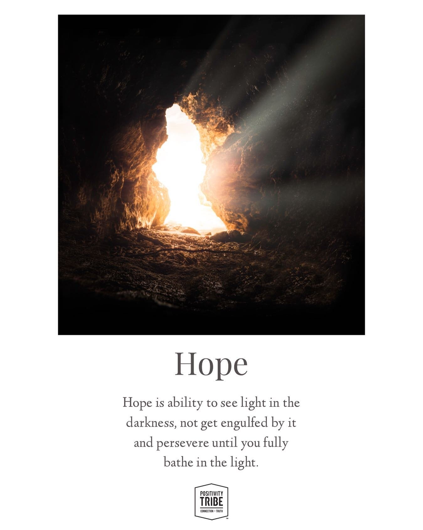 Hope is ability to see light in the darkness, not get engulfed by it and persevere until you fully bathe in the light.

Remember to Claim Your Moment. Add PT, share, and/ or repost if inspired. 

#sharethismomentwithothers #reflections #momentsofposi