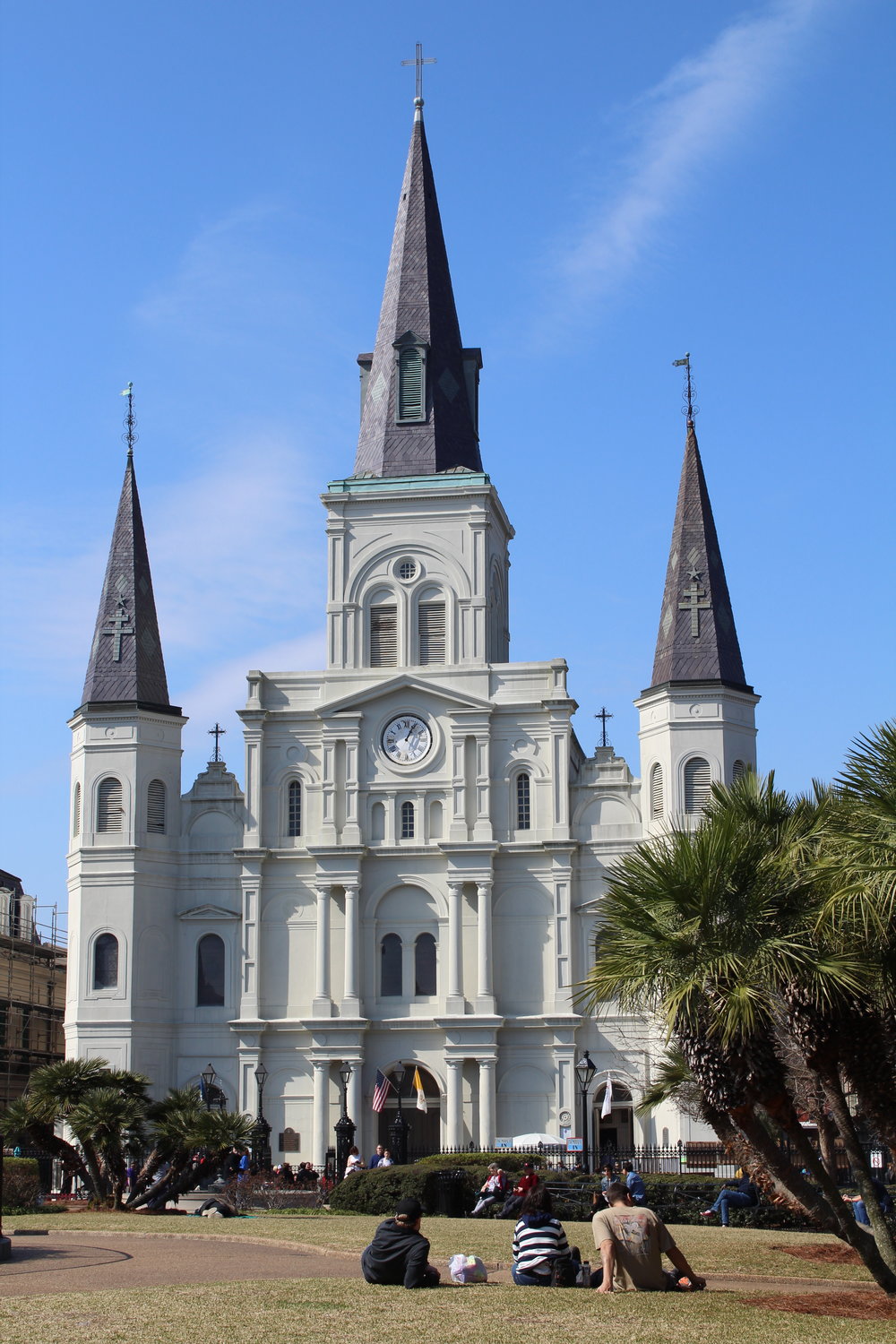 Saint Louis Cathedral and Jackson Square in New Orleans