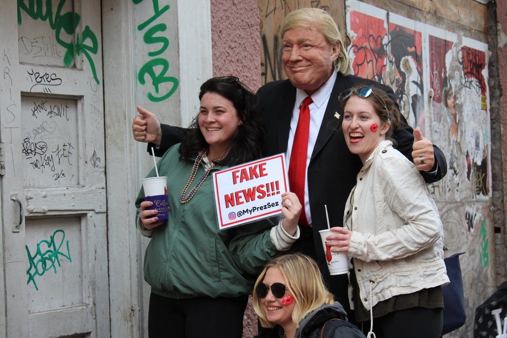 Fake News in the French Quarter, New Orleans
