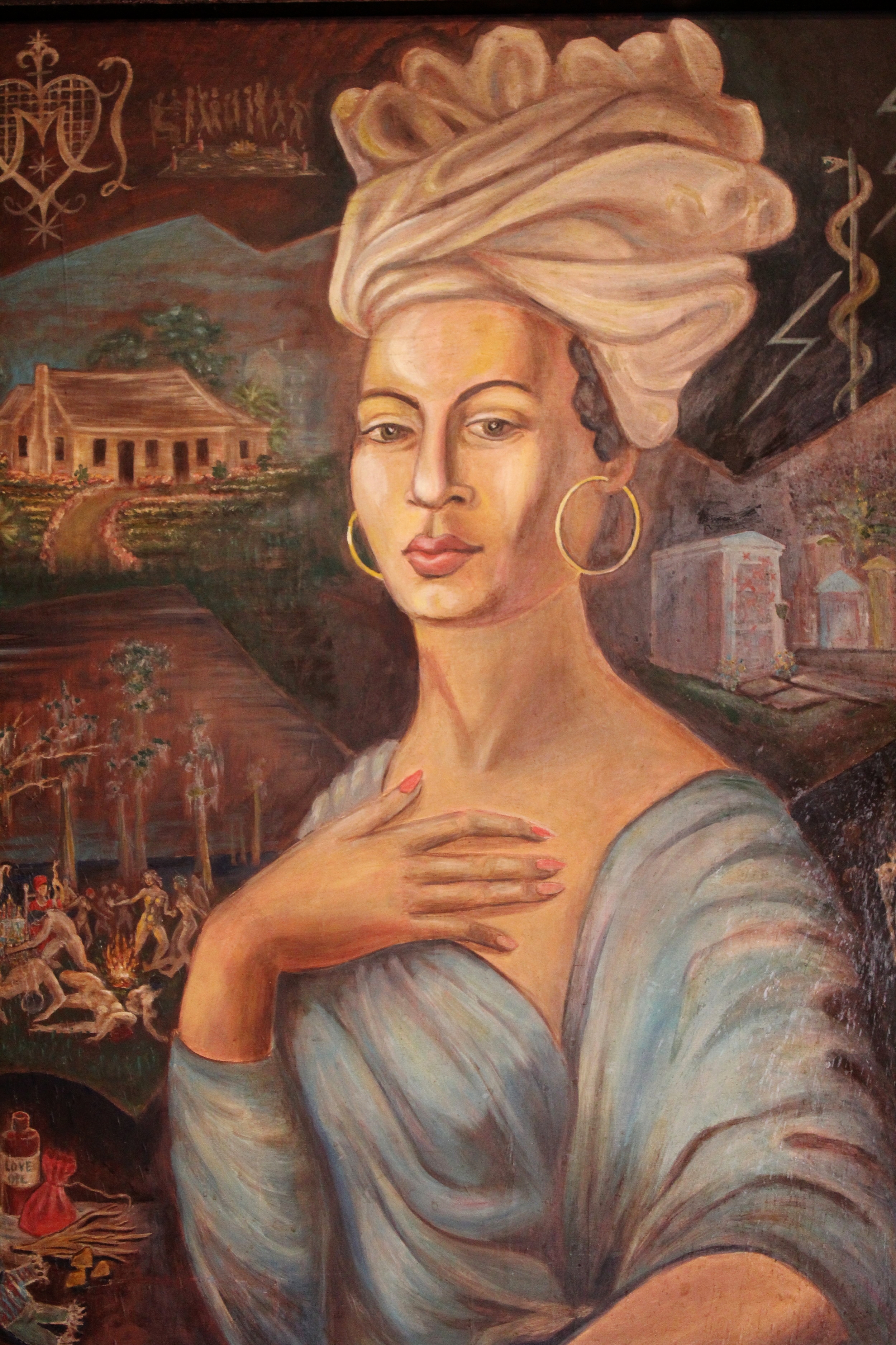 Marie Laveau Paining in New Orleans