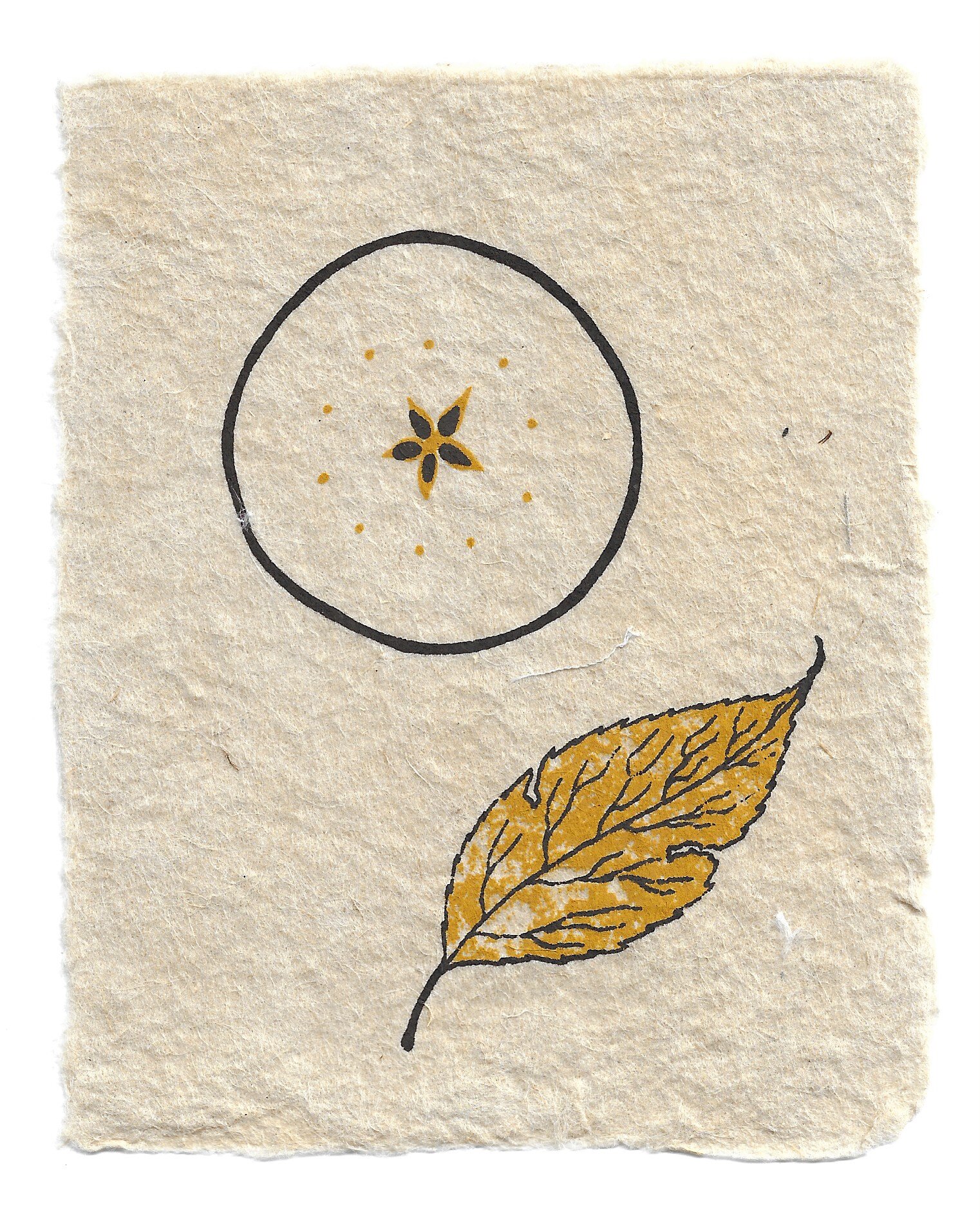 orchard relics (flax paper)