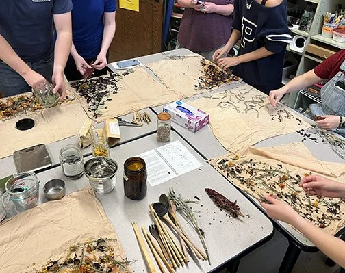 Dye and Ink-Making with Plants: Workshop at the Dartmouth Library Book Arts Workshop, Hanover, NH