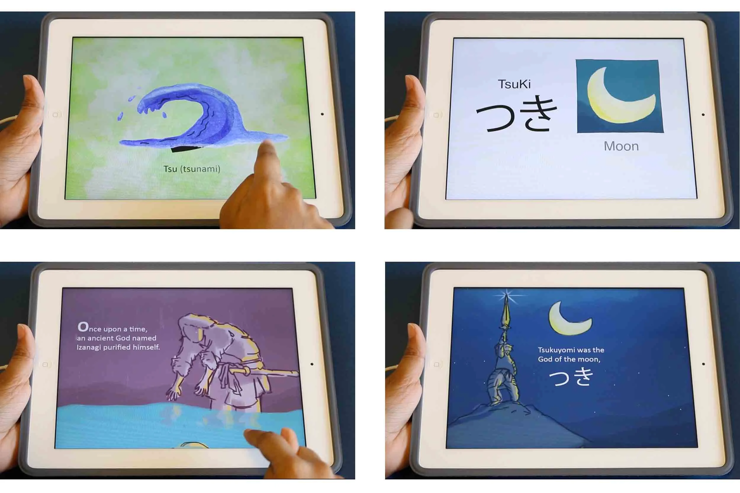   Different levels in the game.  