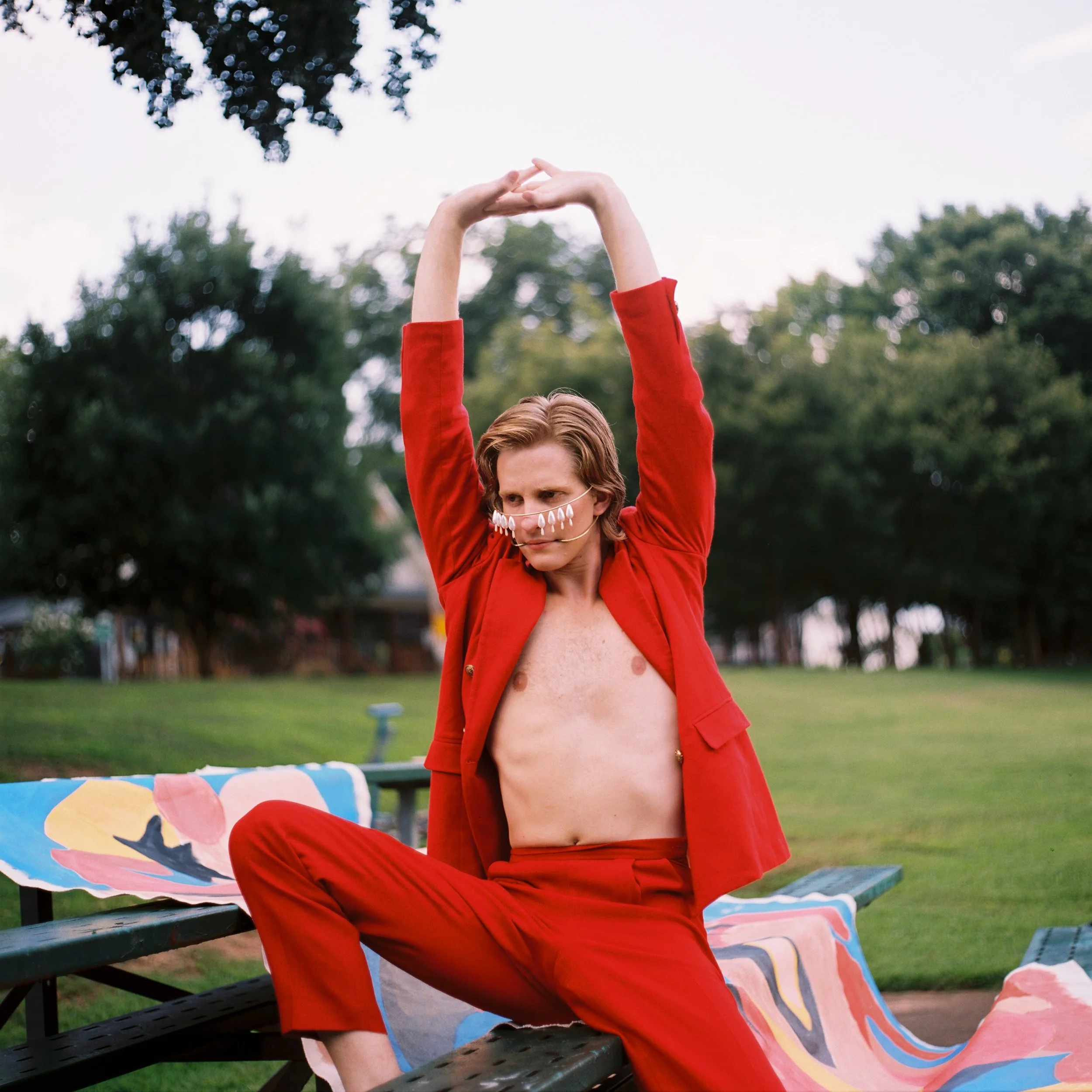 Blanket Canvas with Graham Bohling, Jewels by Laura Estrada  Photo by Nicole Hernandez  Styled by Cheryn