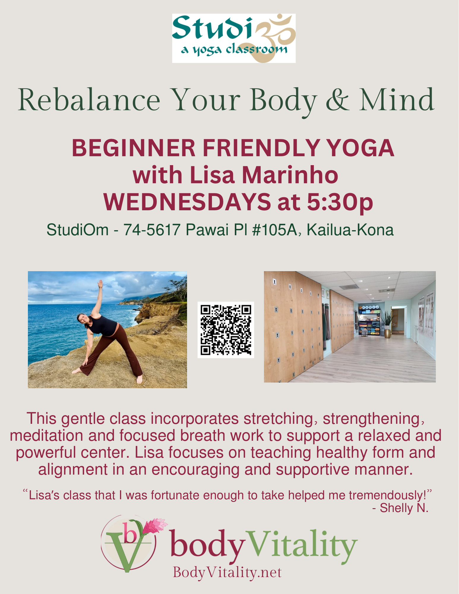 BEGINNER FRIENDLY YOGA CLASS AT STUDIOM 
