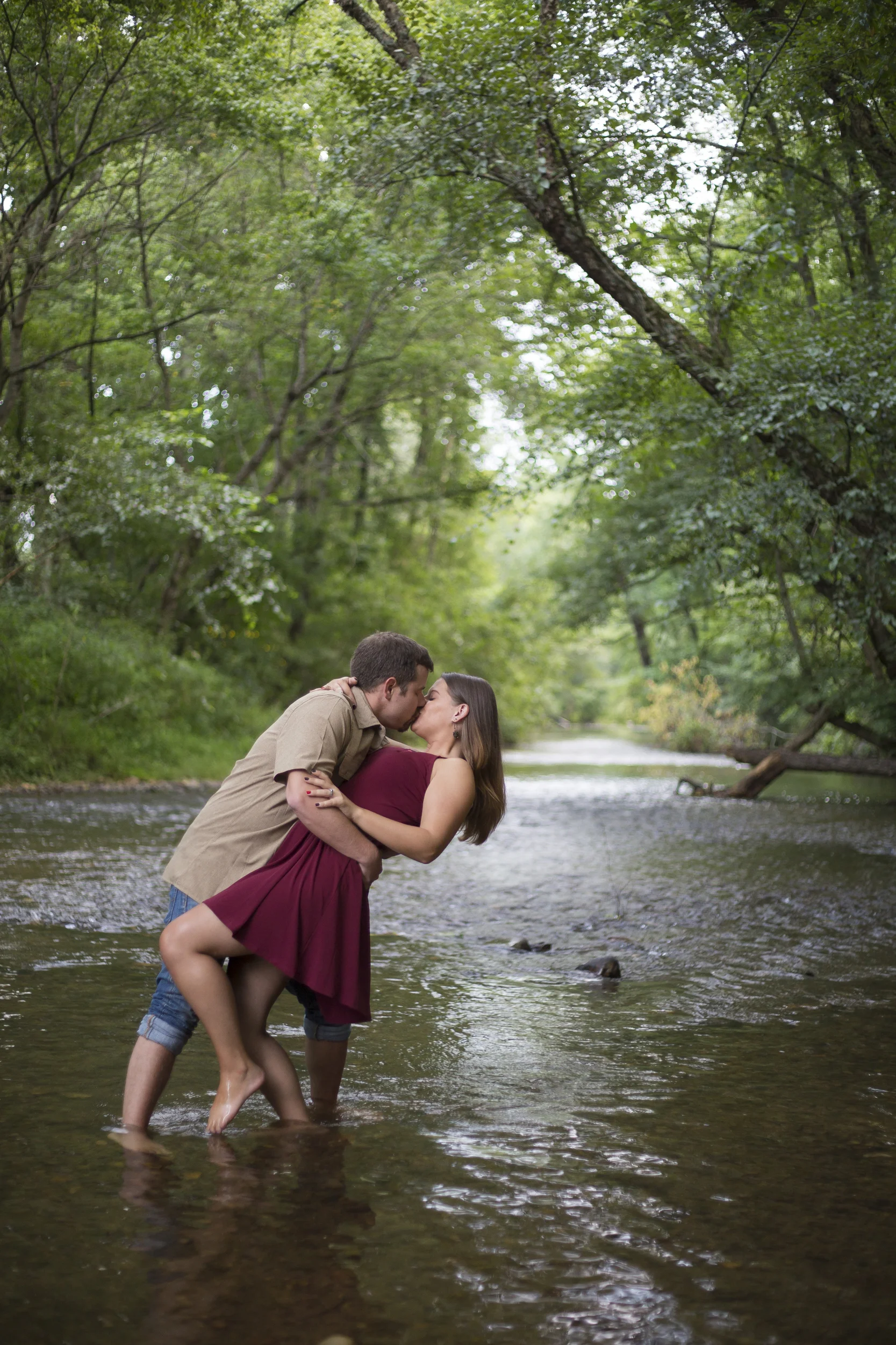 Here’s a look back at our engagement session from 2017. This specific river spot was full of rushing, brown water from storms, however we lucked out with a side river, and we accomplished our goal! Who knows, maybe we’ll have to bring baby Ky here too!