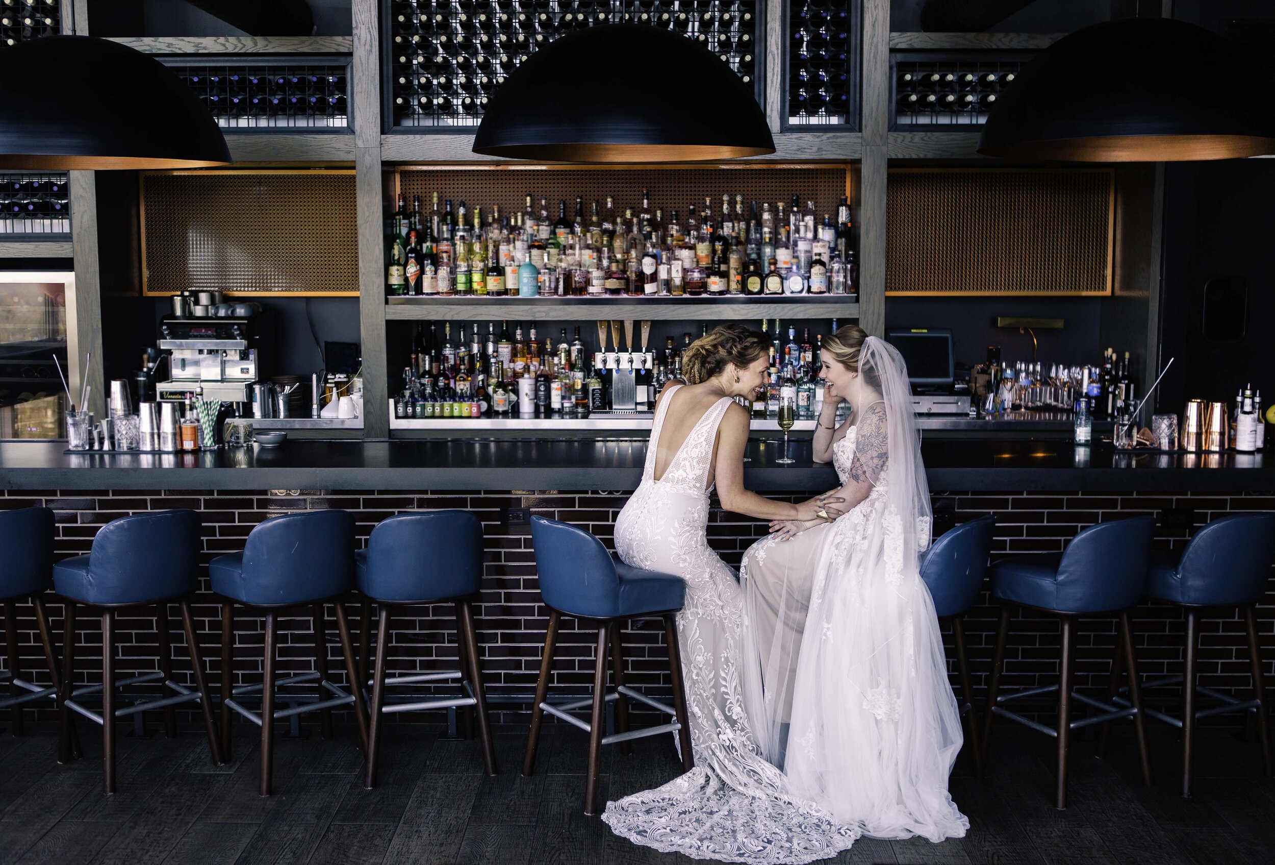 Double Bride Downtown Wedding_Eclipse Salon_Creative Director Britton Asheville_Misty Brooke and Leah Middleton Brides_Embellish jewelry_Wildflower Bridal_Heather Smith_Cordial and Craft_Hyatt Place Downtown Asheville_Studio Misha Photography-9_sm.jpg
