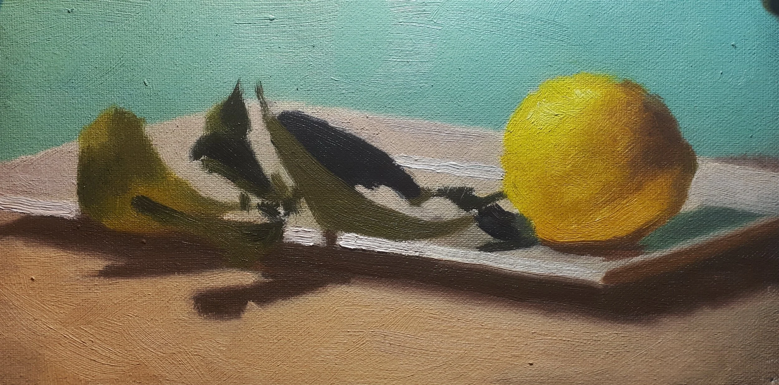 Lemon on a plate
