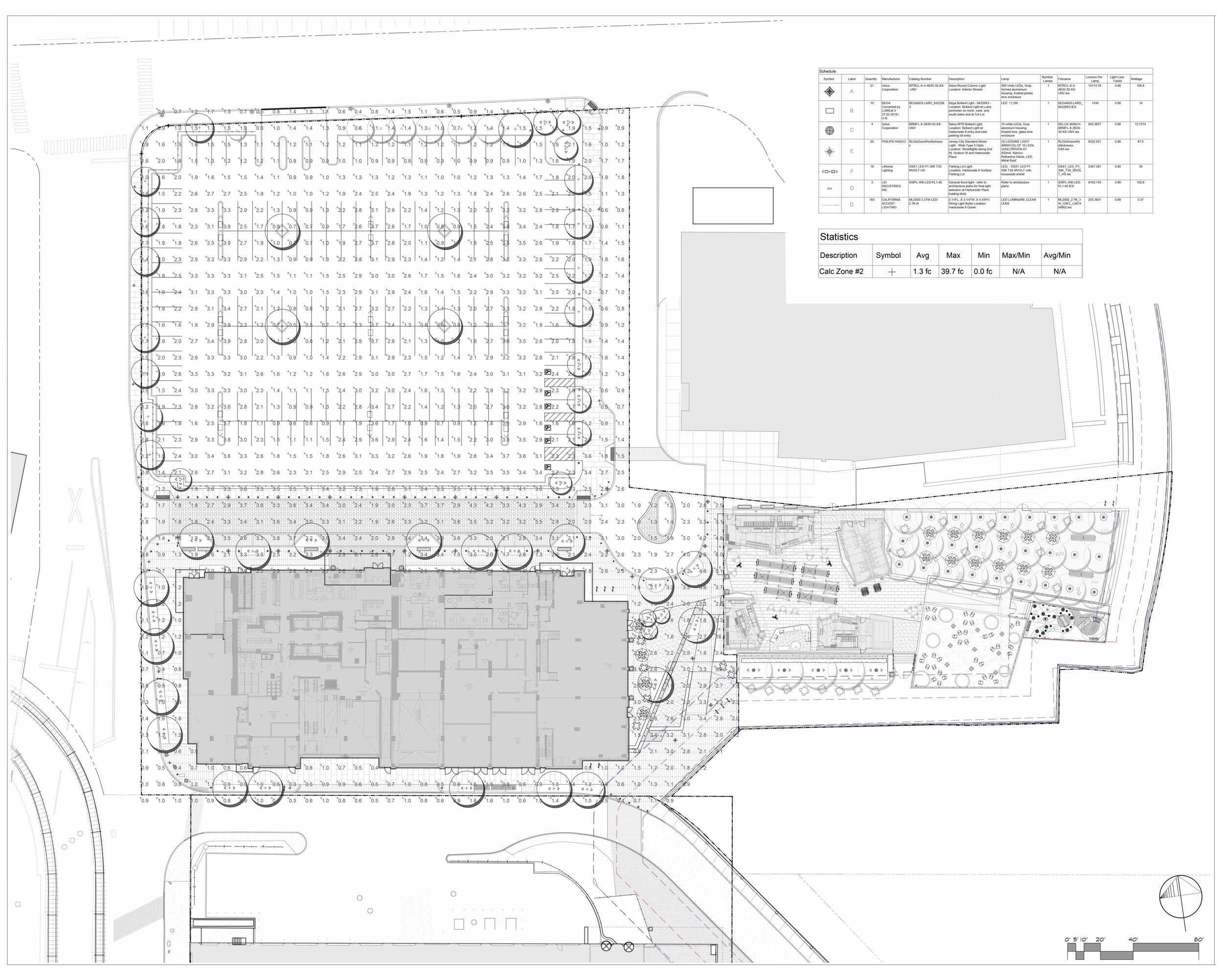 Streetscape - Point-to-Point Lighting Plan
