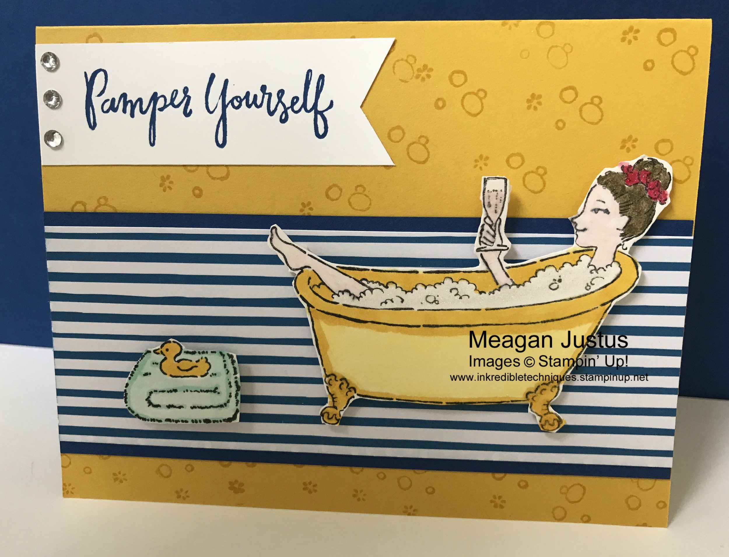 Stampin' Up! Bubbles and Bubbly Card Tutorial