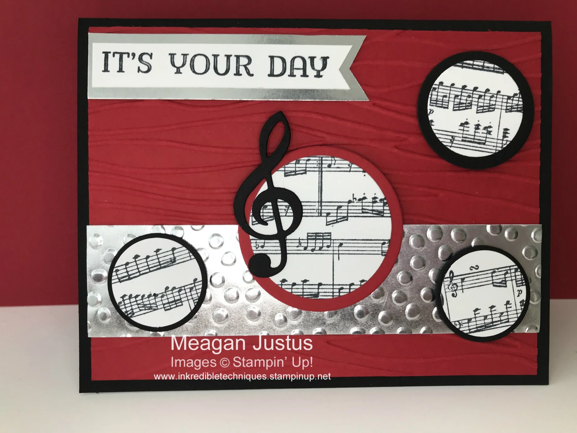 Card Design Idea with Embossing Folders