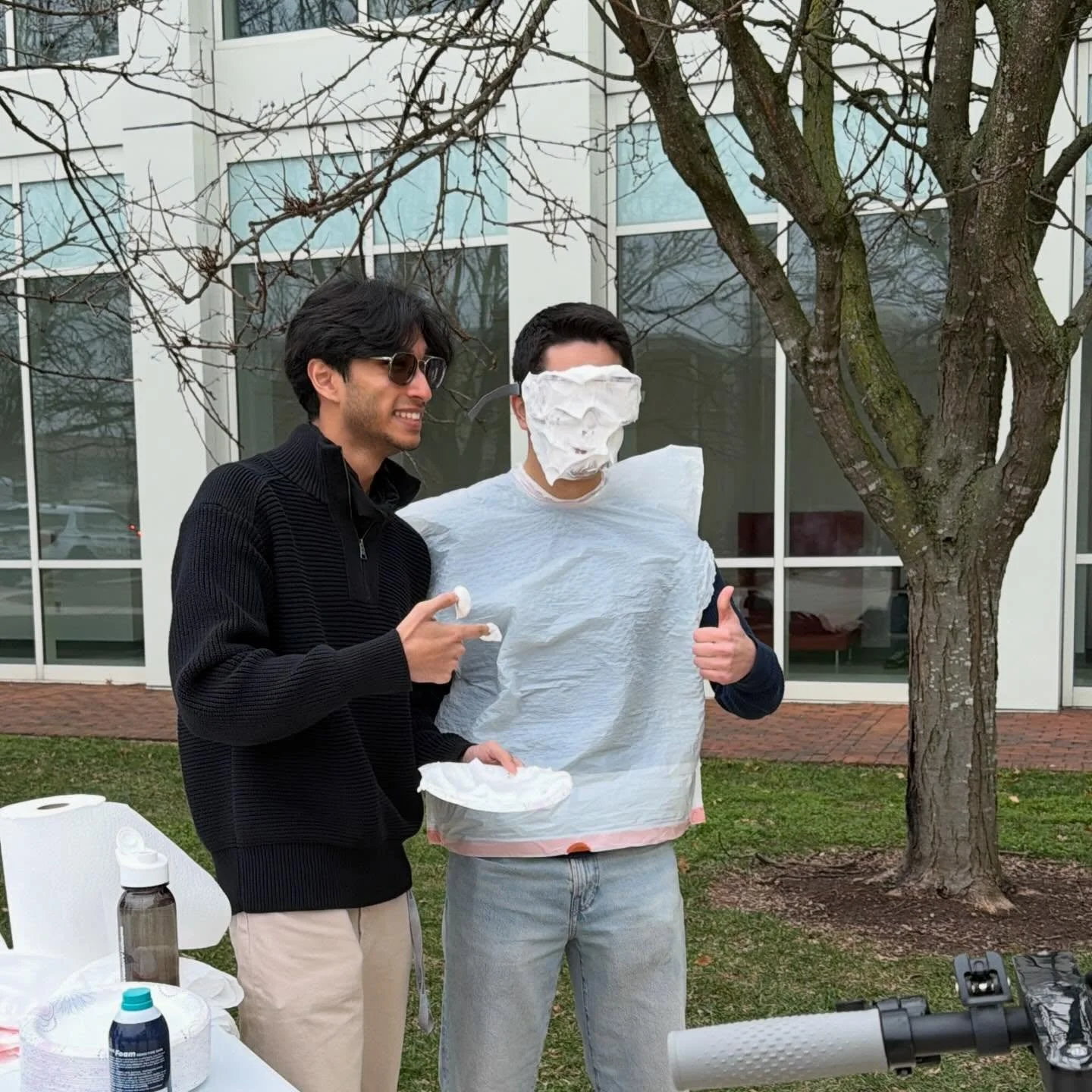 Happy Pi Day! For our Pi Day celebrations this year, we were able to have our Pi Day fundraiser where we sold pie and also pied TBP officers and professors! We also had a paint night where we were able to have a chill night with pie and painting. See