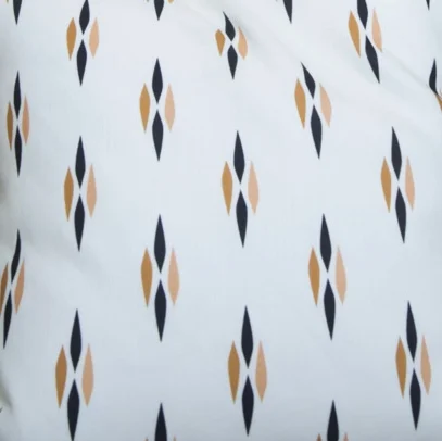 Mosaic Ovals - Creme/Black/Gold