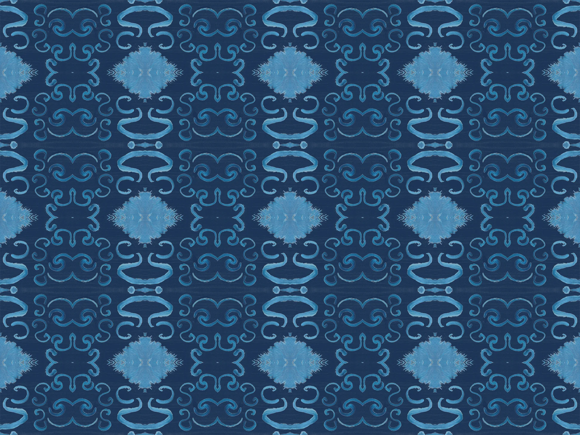 Marrakech Wallpaper Indigo