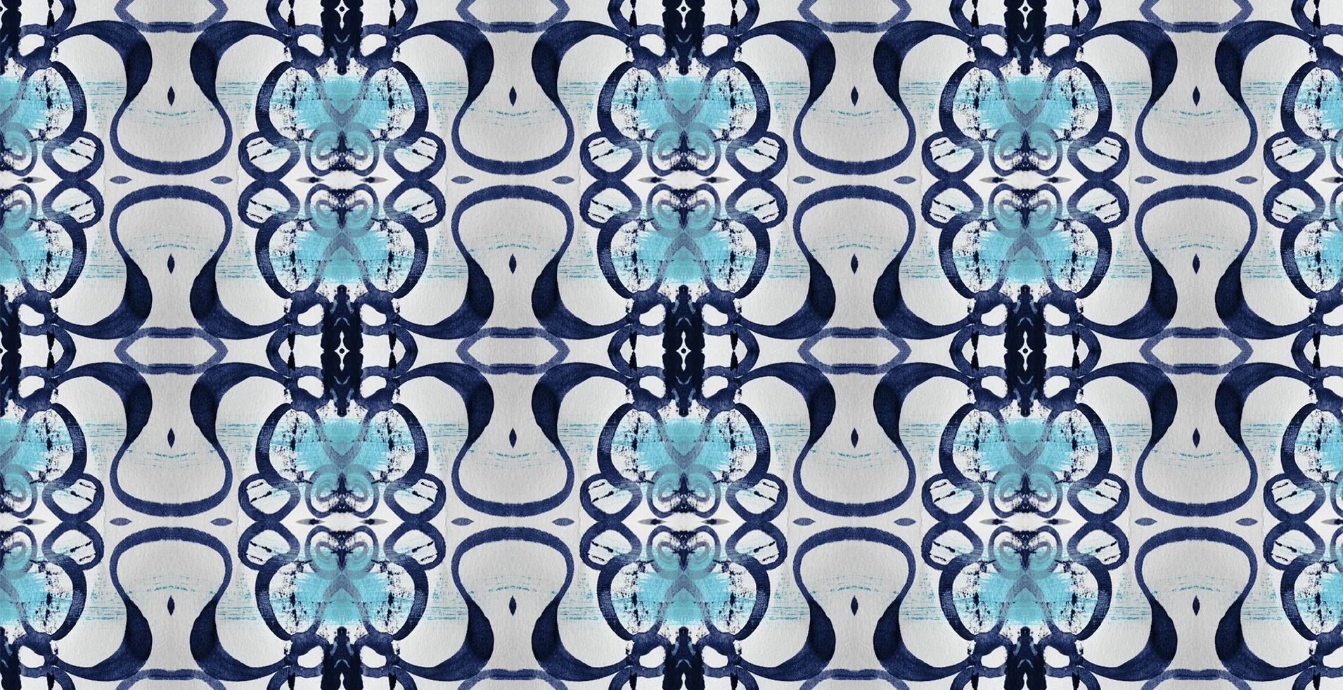 Medina Lumbar Pillow Indigo