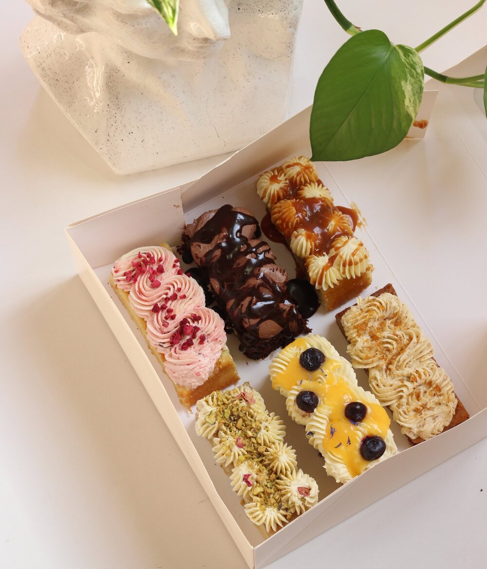 cake tasting box near me