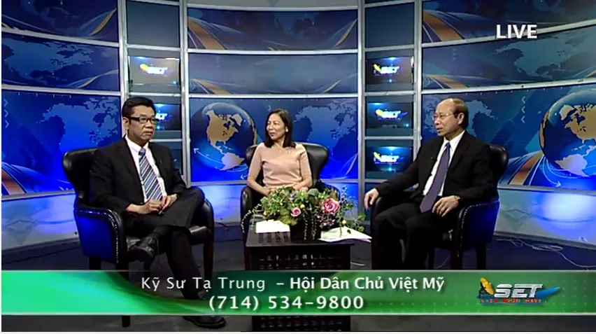 Tạ Trung thảo luận về dự án hủy bỏ ObamaCare với bác sĩ Trần Mai-Khanh và luật sư Nguyễn Đỗ Phủ