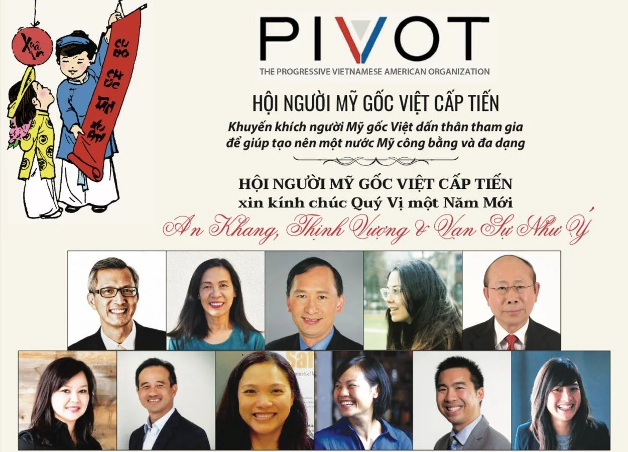 HỘI NGƯỜI MỸ GỐC VIỆT CẤP TIẾN xin kính chúc Quý Vị một Năm Mới An Khang Thịnh Vượng