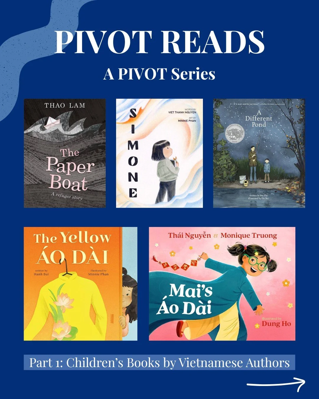 Introducing our new series, PIVOT Reads! Every week, PIVOT will  highlight some of our favorite Vietnamese American books for your coffee table, bookshelf, or nightstand. Just in time for the holidays, the first part of our series spotlights some not