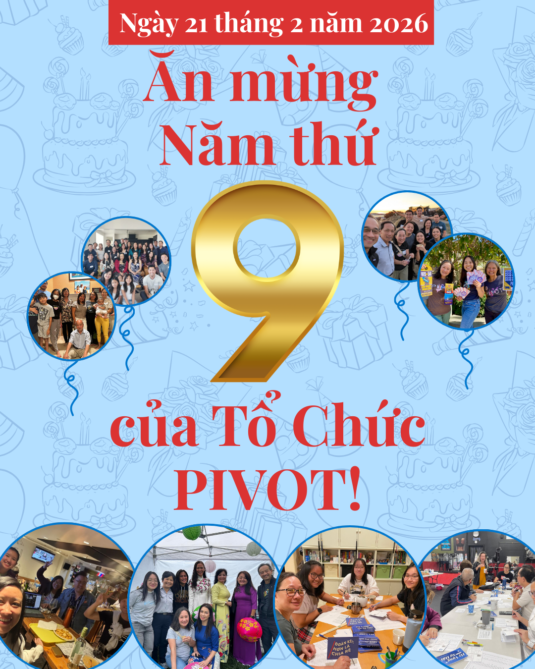 Ăn mừng Năm thứ 9 của Tổ Chức PIVOT