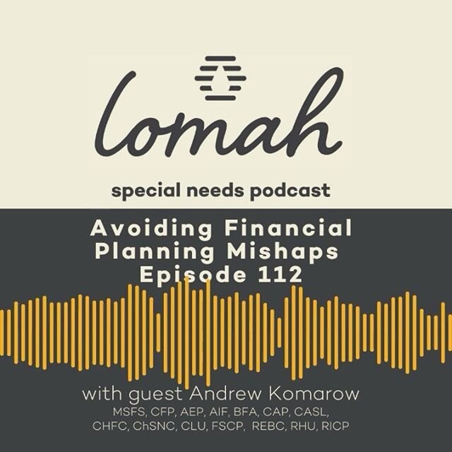 The final interview of our 12 part financial planning series concludes with guest Andrew Komarow, an autistic ABLE ambassador, financial advisor, and founder of Living Across The Spectrum.
.
In this episode we cover common mistakes in special needs f