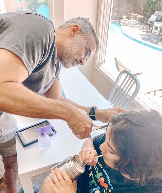 Happy Father&rsquo;s Day to each and every #specialneedsdad who do whatever it takes. For example, watching YouTube hair cutting tutorials on Father&rsquo;s Day. We love you!
💇🏻&zwj;♀️✂️
#autismdad #autismdads #autismfamily #autismfamilies #special