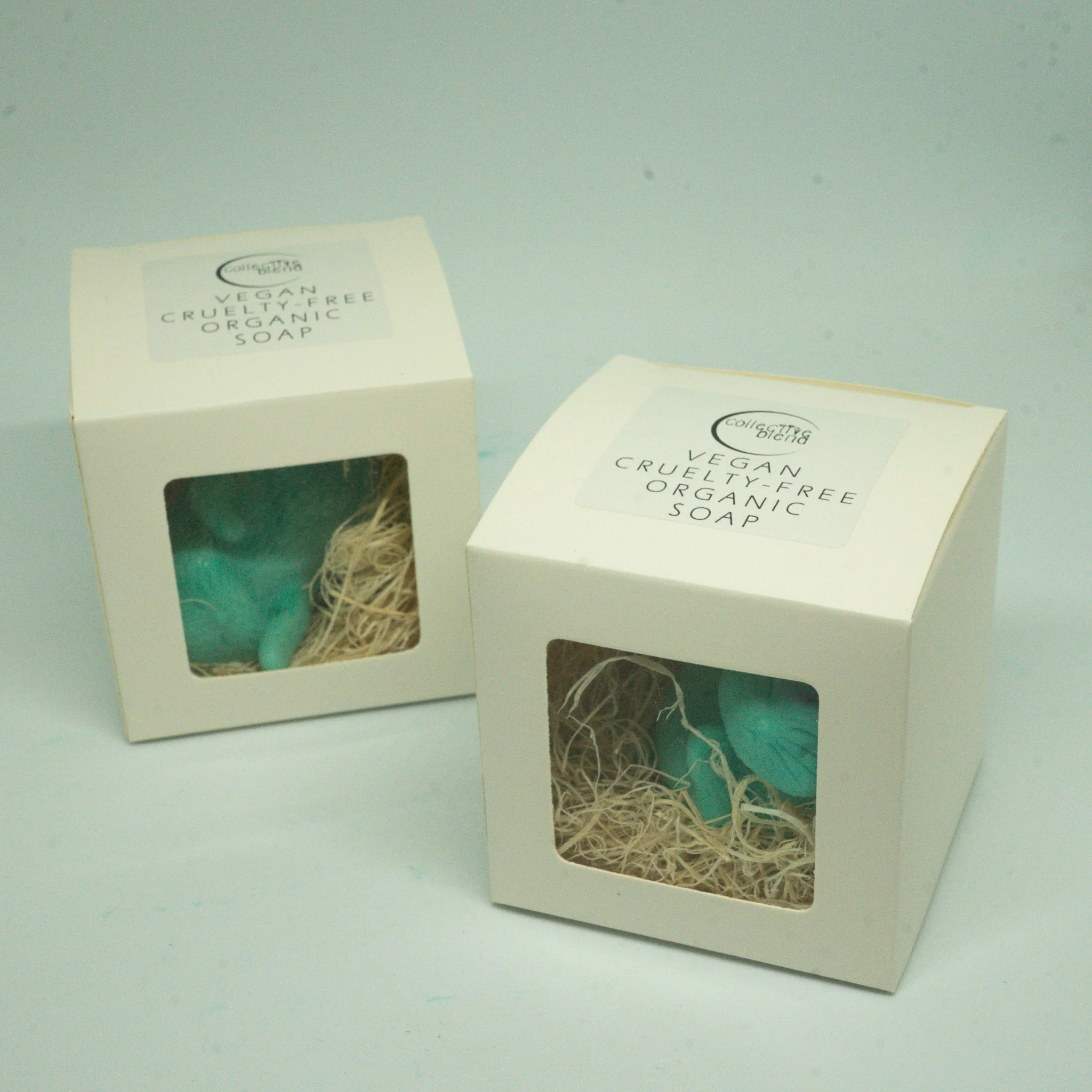 organic vegan cruelty-free aqua crystal kitty cat soap by collective blend