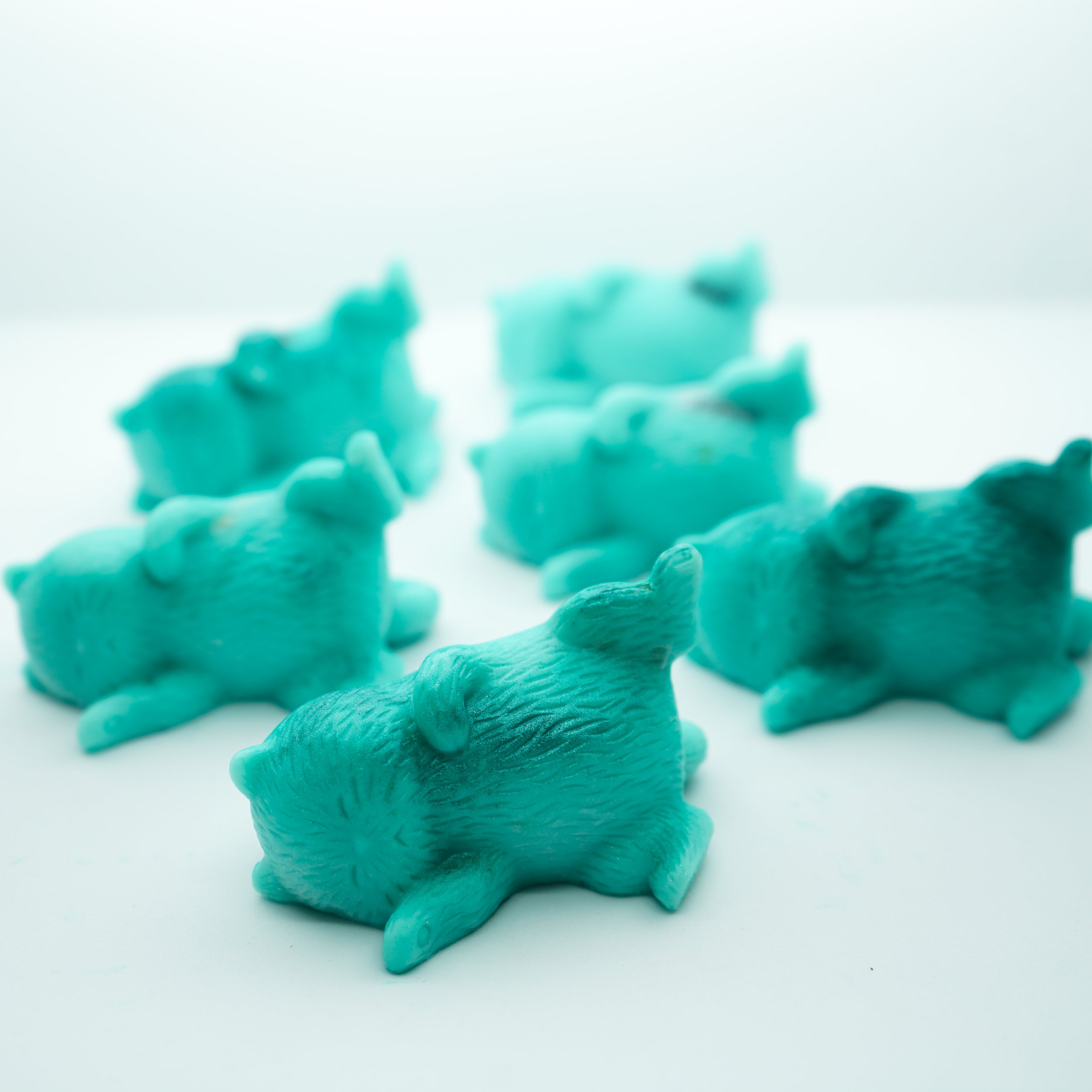 organic vegan cruelty-free aqua crystal kitty cat soap by collective blend