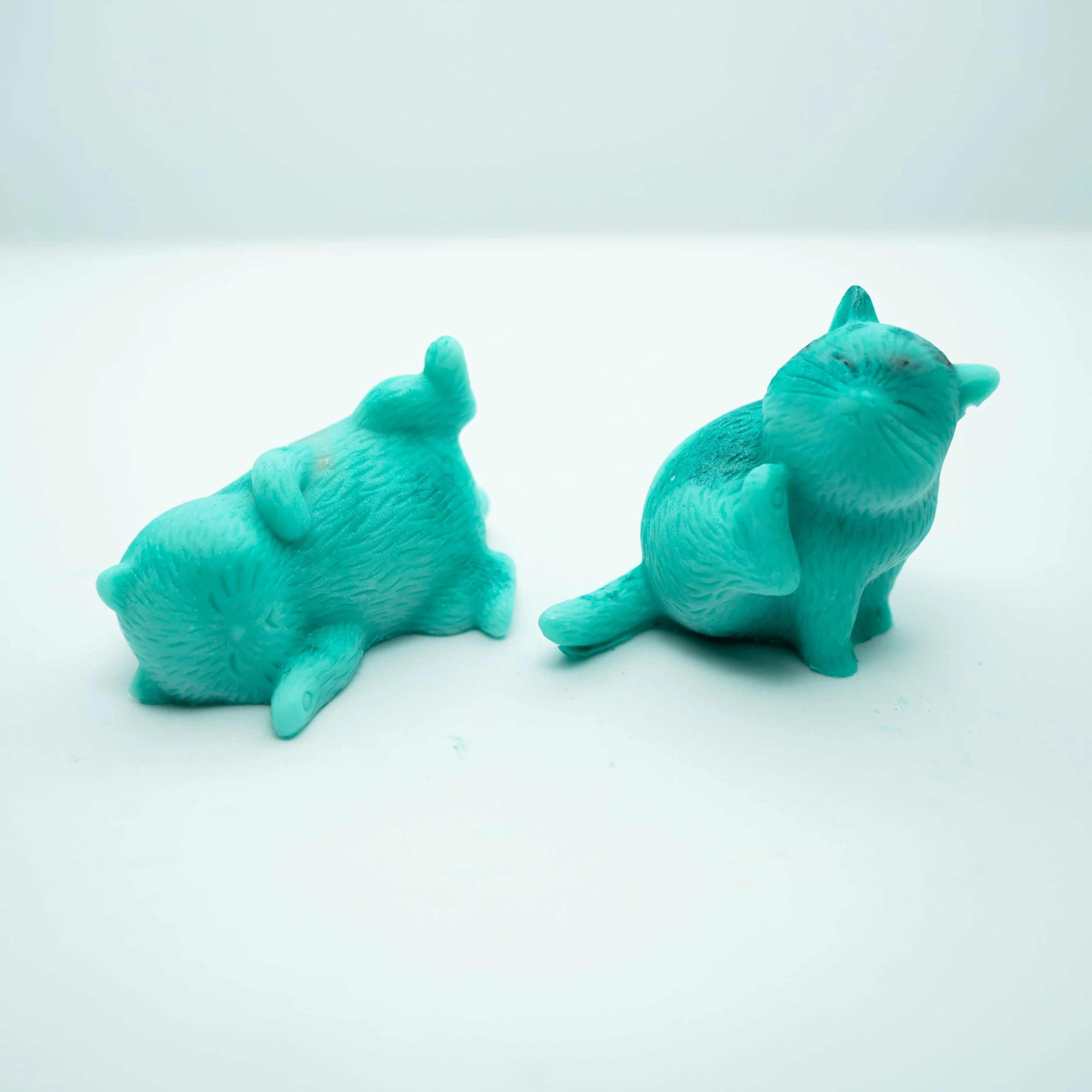 organic vegan cruelty-free aqua crystal kitty cat soap by collective blend